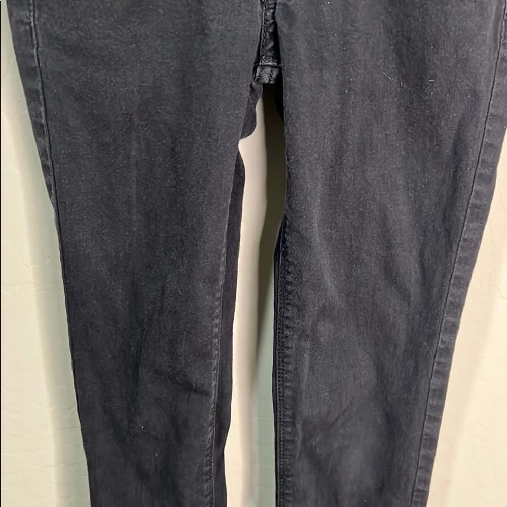 Vintage BullHead Jeans Black Gray Low Rise Crescent Legging Pacsun Slim Skinny - Picture 4 of 14